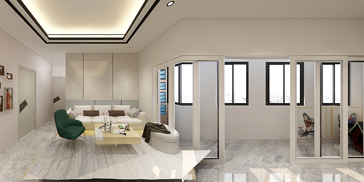 151****3386ILQM-瑞和园89.50㎡B户型3室2厅1卫111-装修设计方案