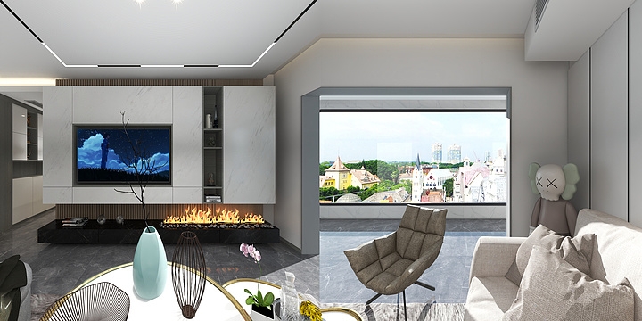 装修空间设计-朝阳装饰兰亭都荟115平-装修设计方案