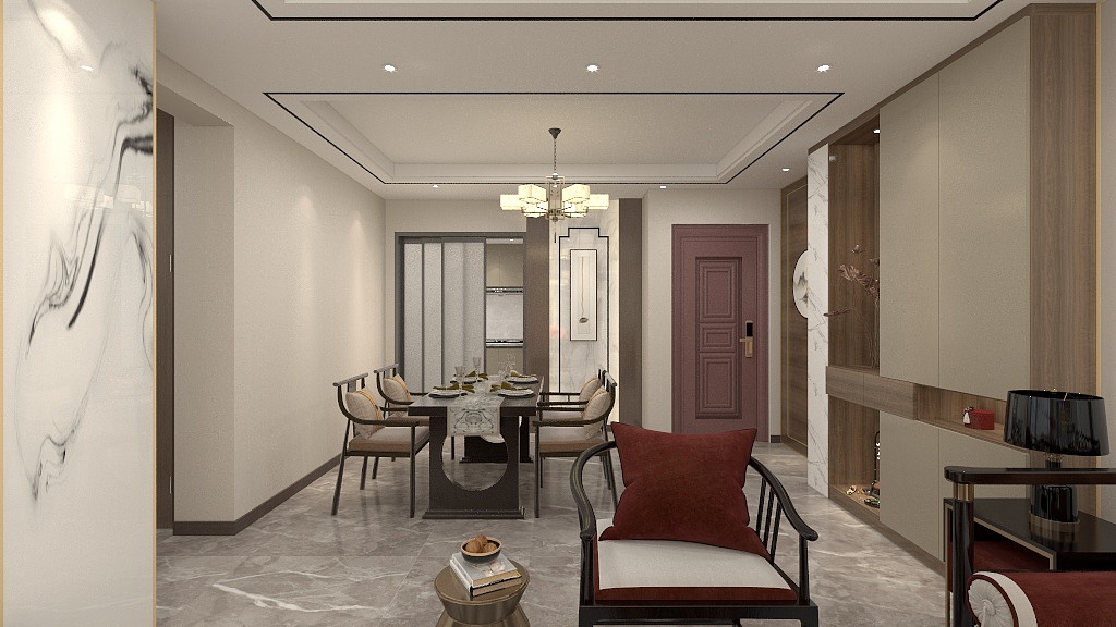 甄姬吧难-润嘉国际B6-1002-装修设计方案