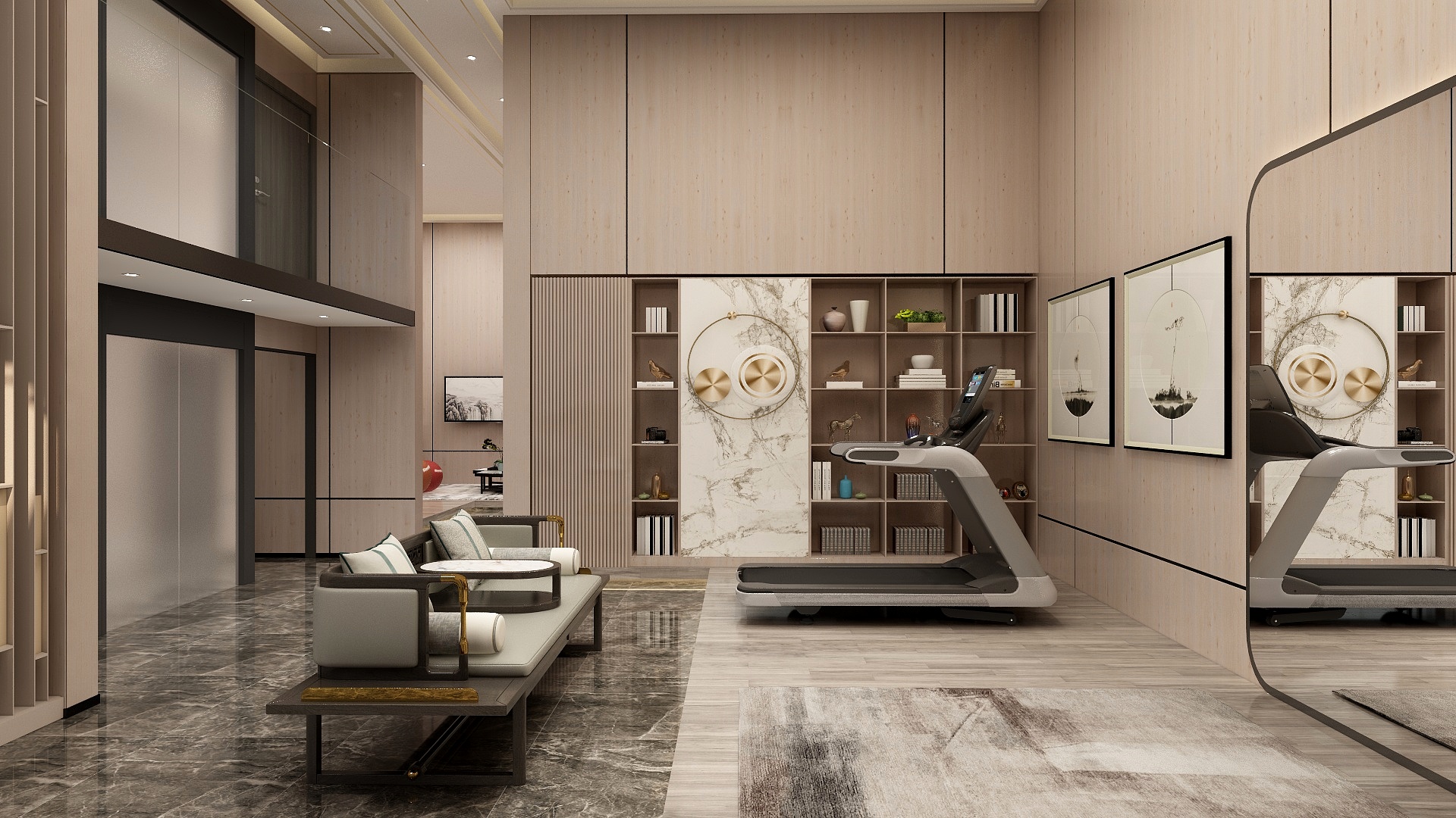 昊昱装饰田博-别墅负一层-装修设计方案