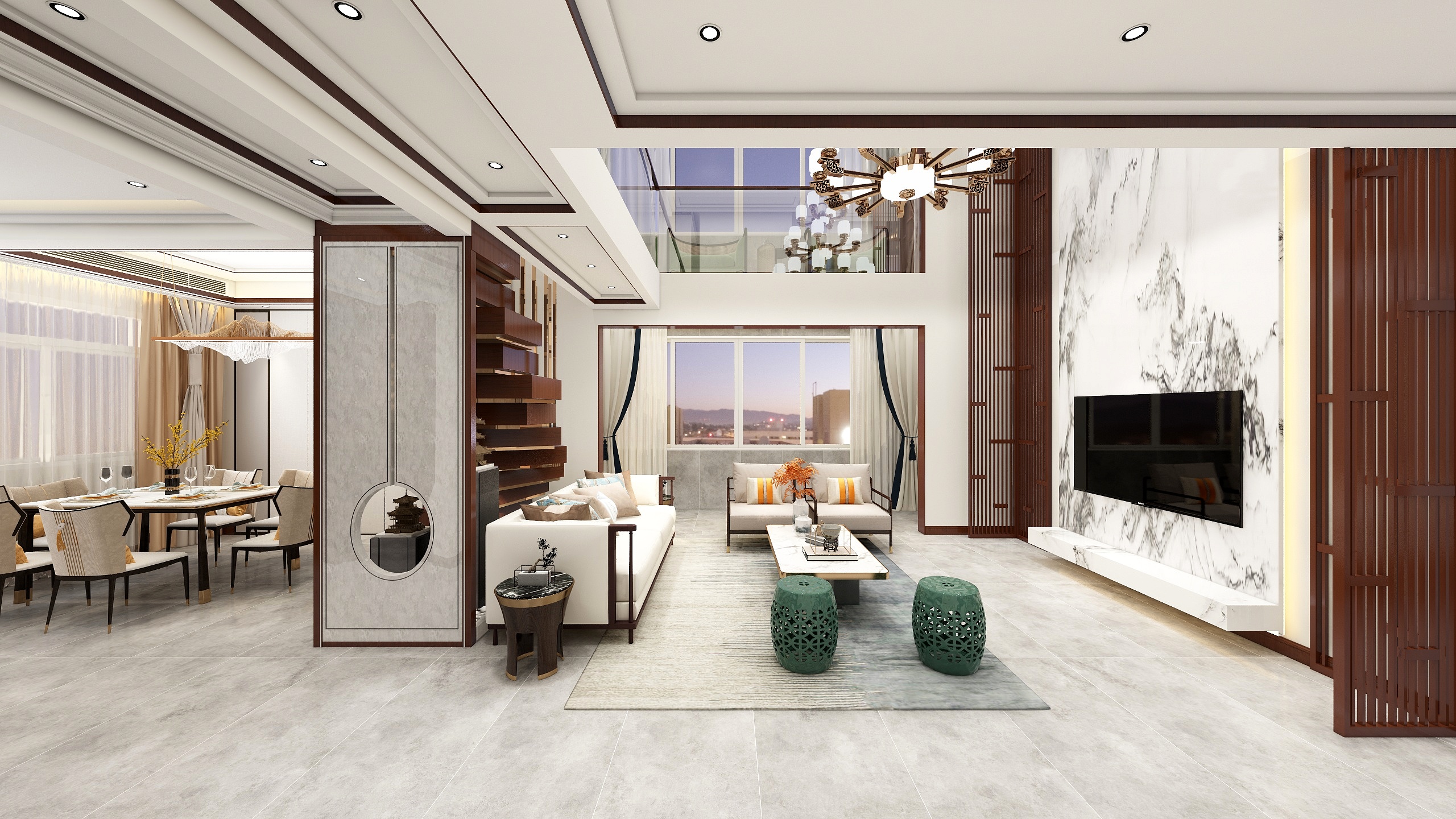 YANGTENG-学府壹号15-1新中式-装修设计方案