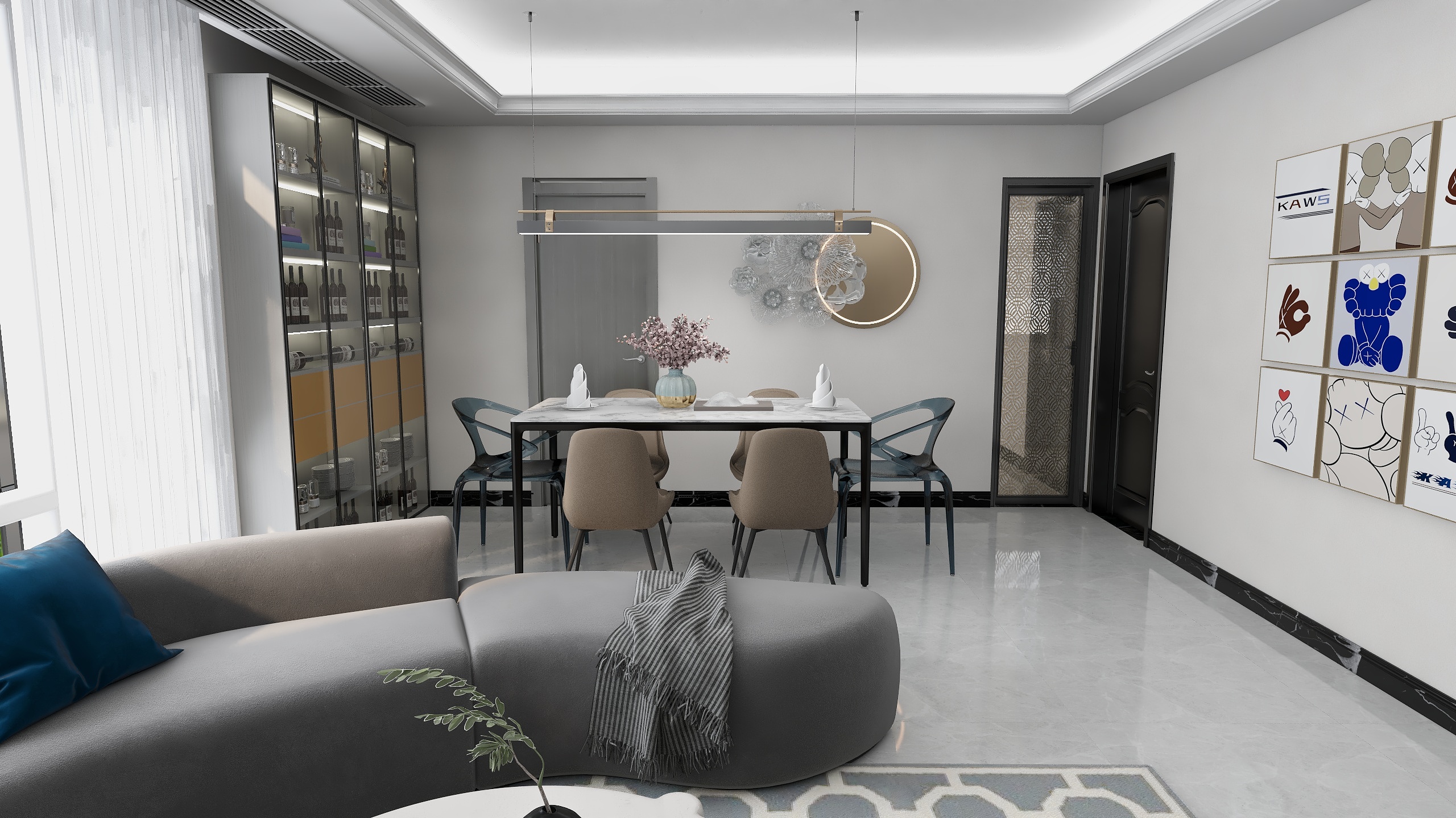 Tommy平-瑞和园89.50㎡B户型3室2厅1卫-装修设计方案