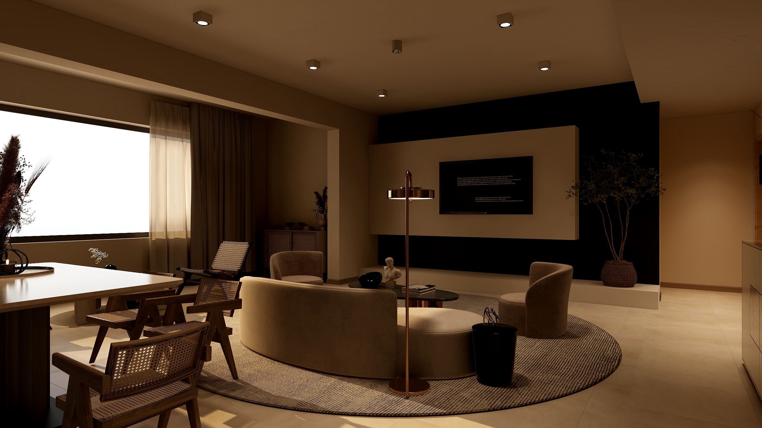 西环装饰丨储子恒-黛山道8号四室两厅两卫.dwg-装修设计方案