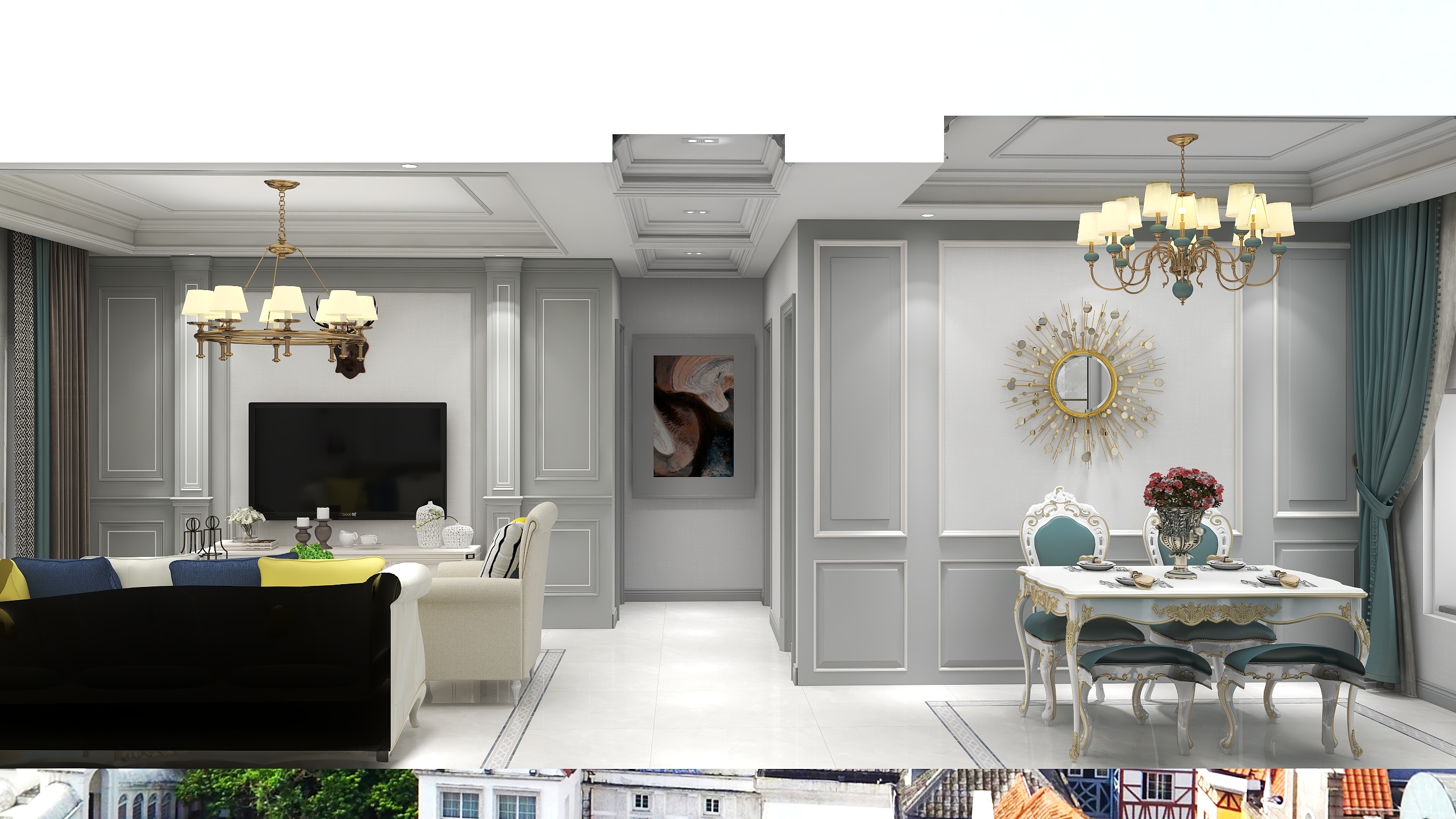 岚钦-春和景明-美式简美-装修设计方案