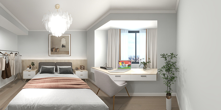 三胖搞设计-华地翡翠公园-装修设计方案