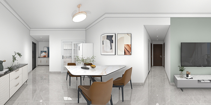 星河整装-花千树苑六期7-4-1101-装修设计方案