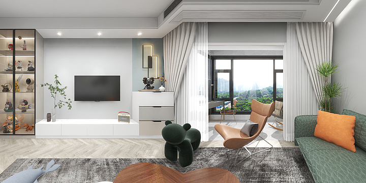 画图的北鼻-whdli-装修设计方案