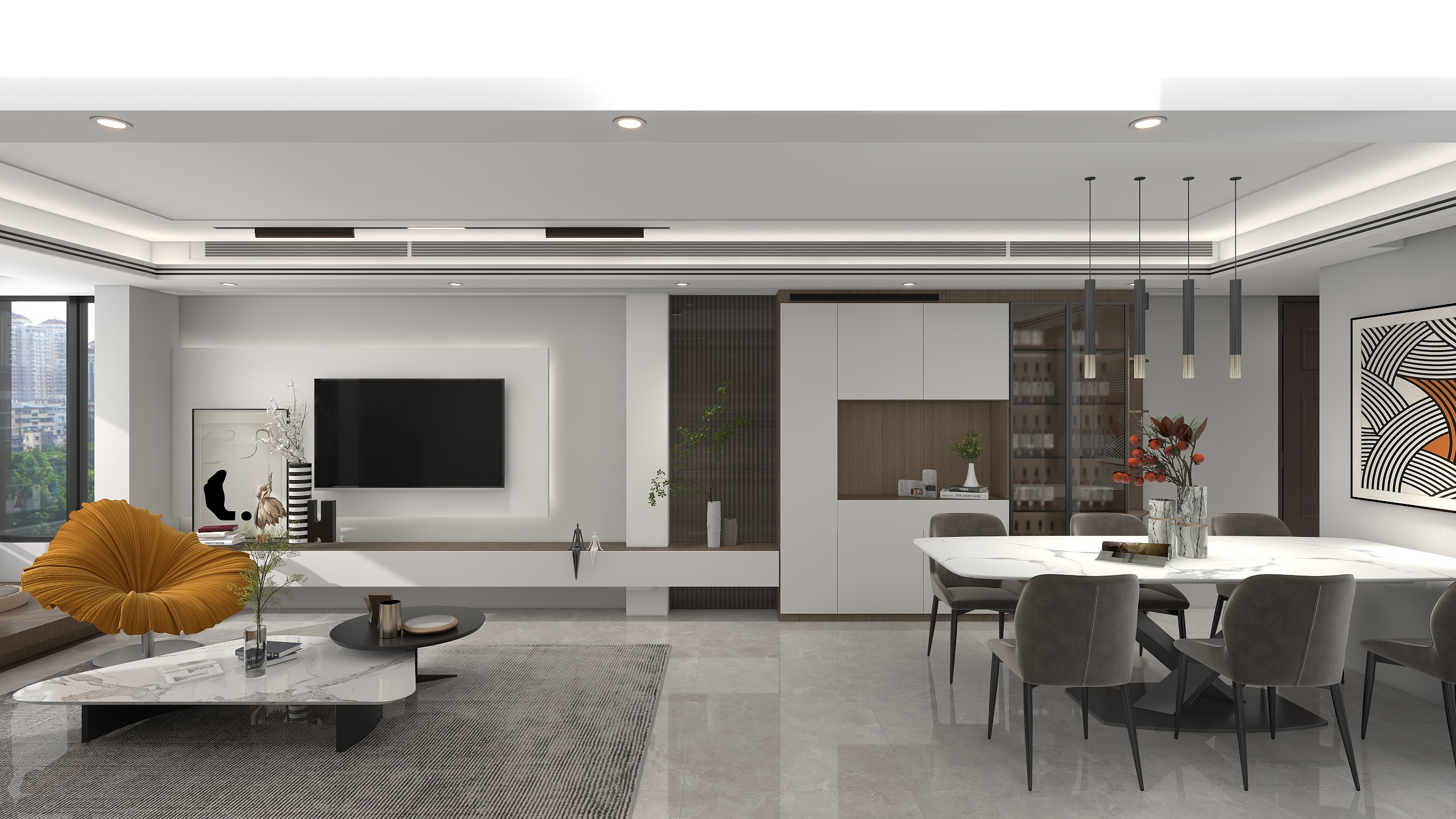 一叶孤帆-时代之城-装修设计方案