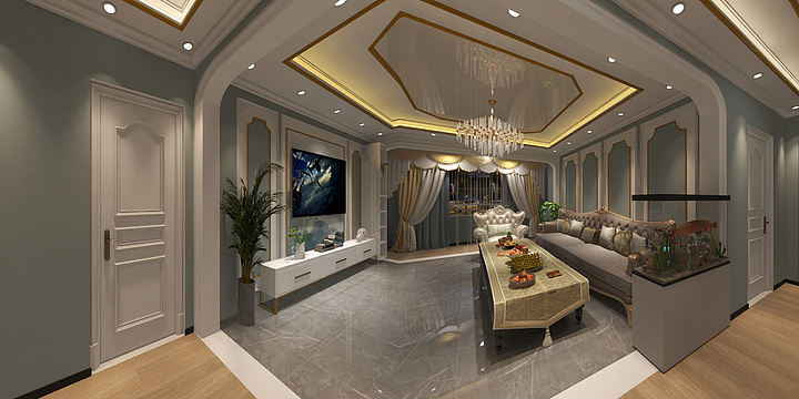 荣信室内设计室-伽师县石榴园木合普力的家-装修设计方案