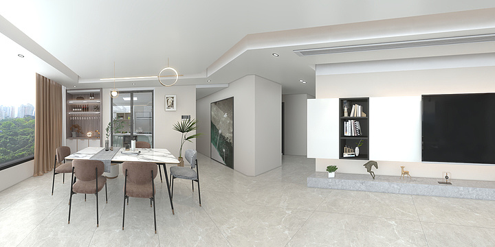 资阳蒙娜丽莎瓷砖-雁城大院张女士-装修设计方案