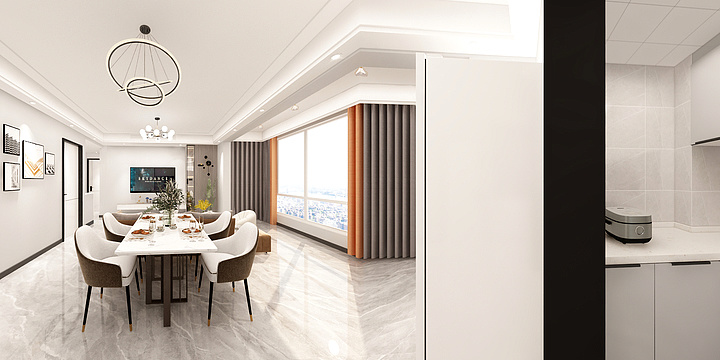 DesignerLuo_O-铜雀台2906黄总设计效果图-装修设计方案