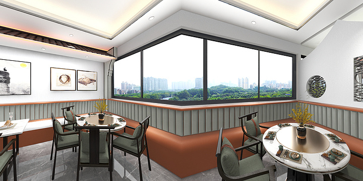 绩溪润琦建筑装饰工程有限公司-徽味江南-装修设计方案