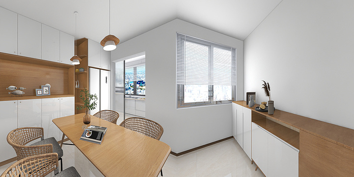 Jason微风设计-金域豪庭--原木-装修设计方案