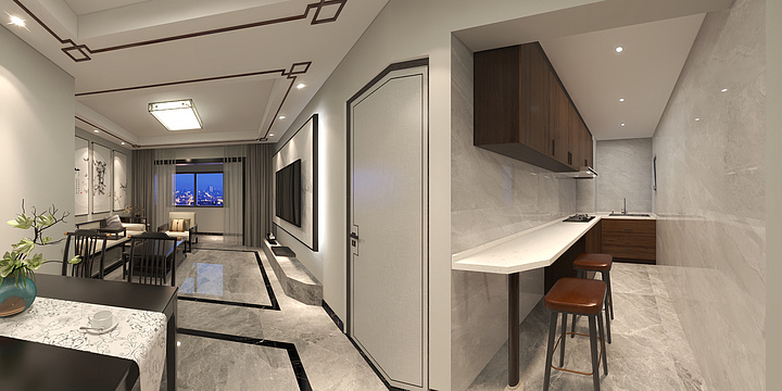 小MING丶-海蓝城-装修设计方案