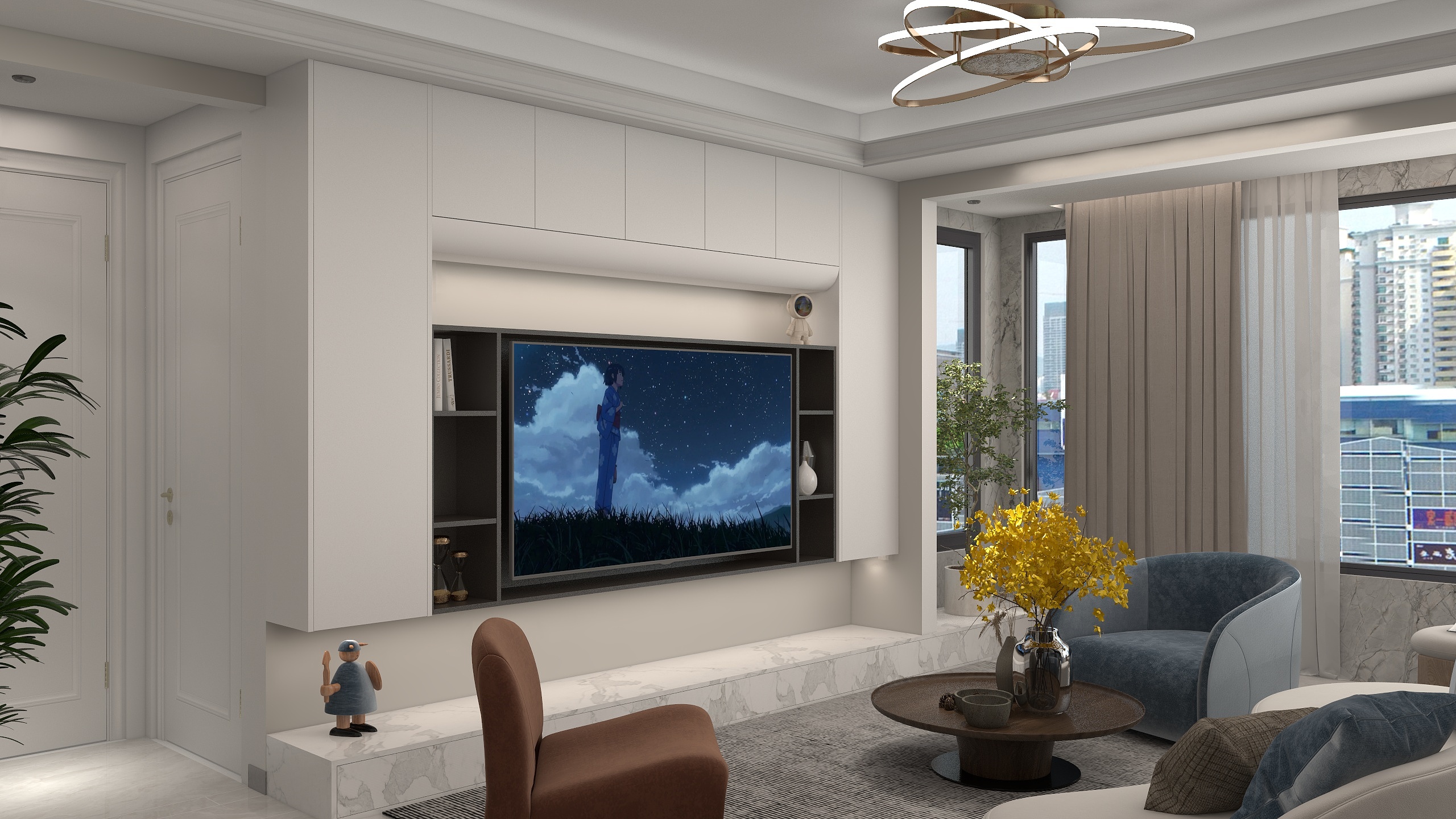 闲住设计-万科世曦-装修设计方案