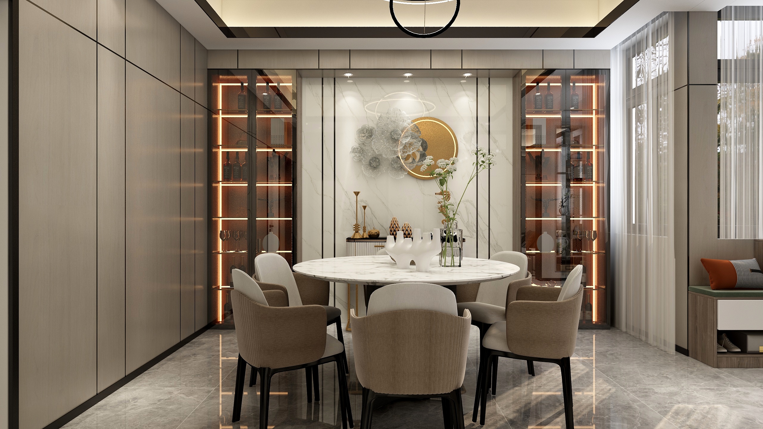 马鞍山效果图-袁冲小区-装修设计方案