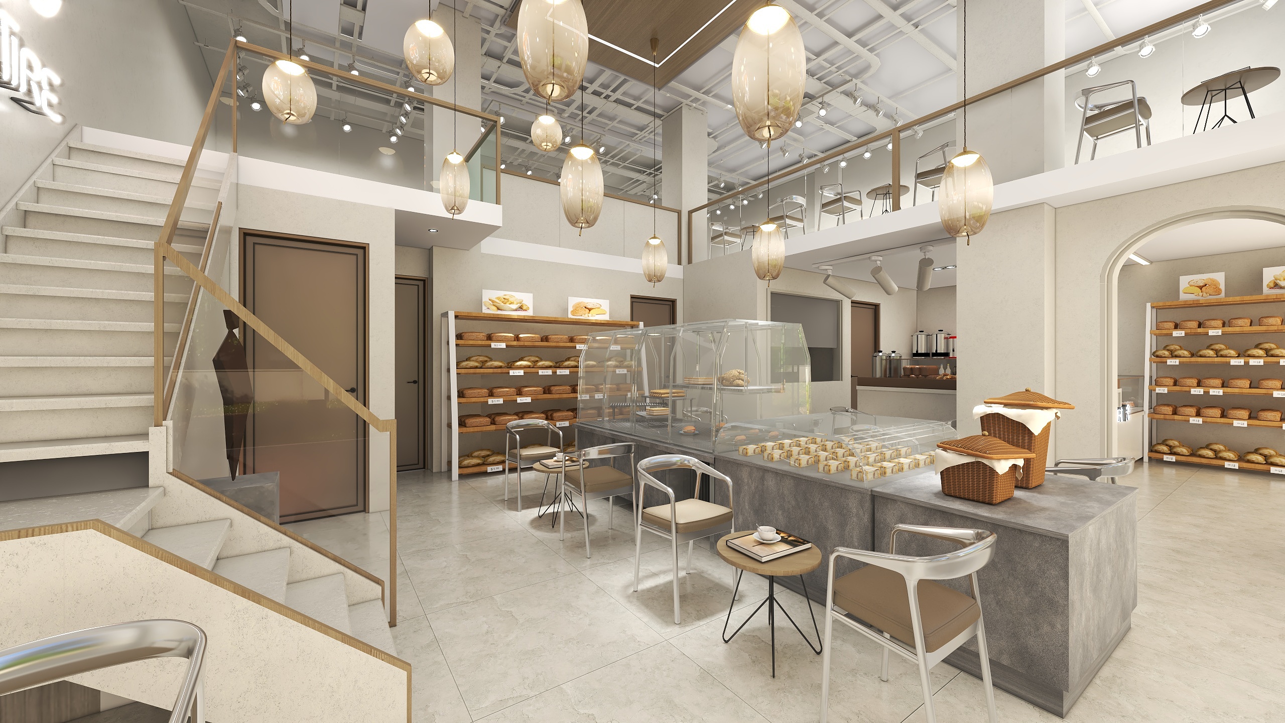 光华设计层-烘培店-装修设计方案