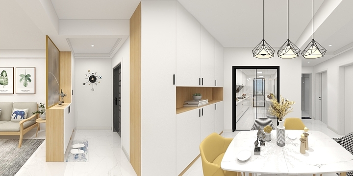 全案设计LL-枫丹白露康郡A1-207室-装修设计方案