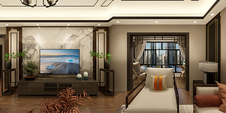 xh清澈的爱-新中式--装修设计方案