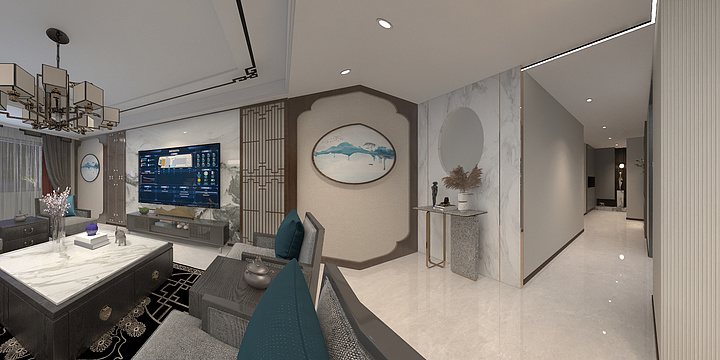 全案设计-何雨欣-富地康城顶楼-副本-装修设计方案