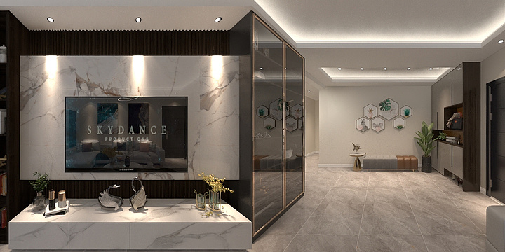 李昔沫-滨河星城效果图.dwg-装修设计方案