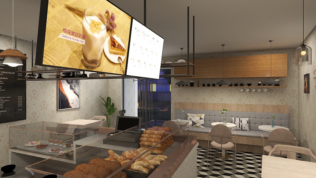 大良乔布斯-西提岛咖啡厅-装修设计方案