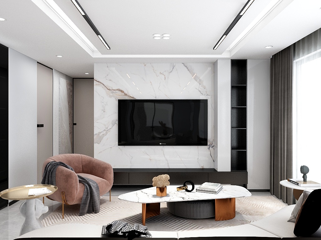 安杰拉全屋定制-瑞和园89.50㎡B户型3室2厅1卫-装修设计方案