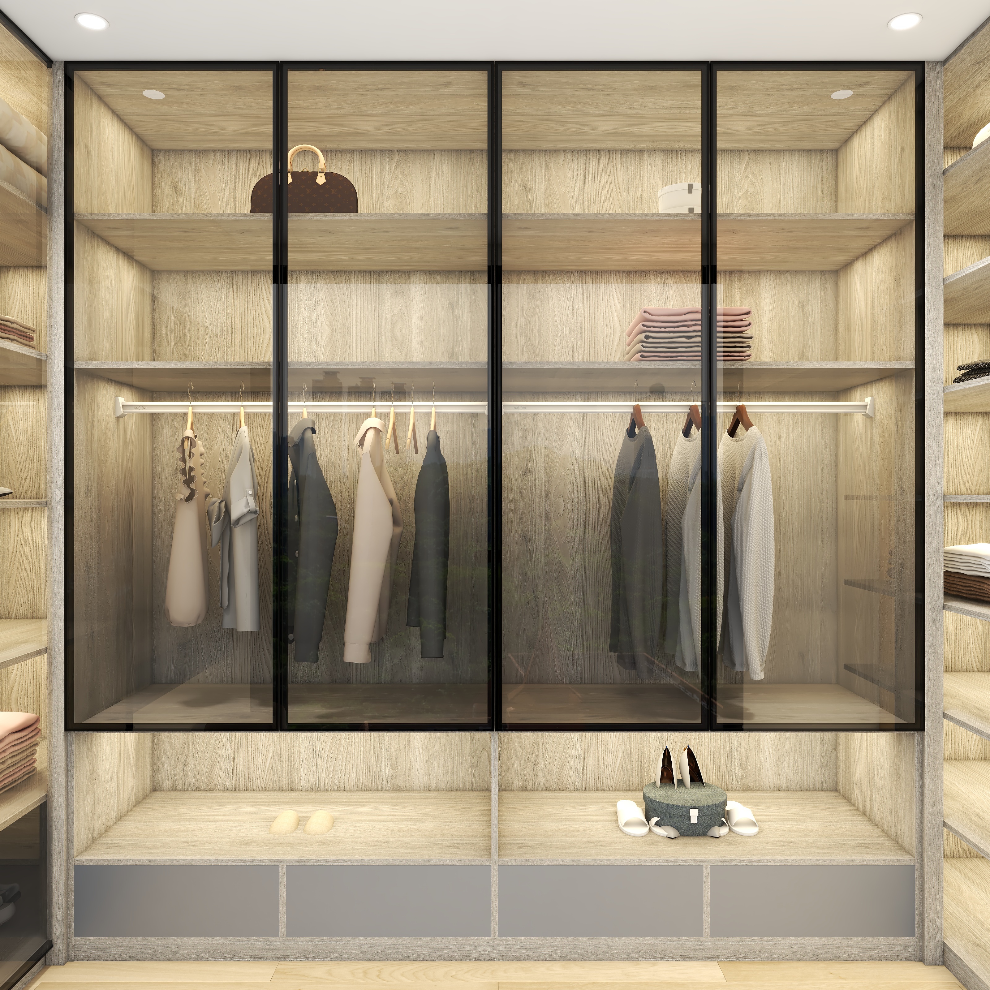 曹黄虎-衣帽间-装修设计方案