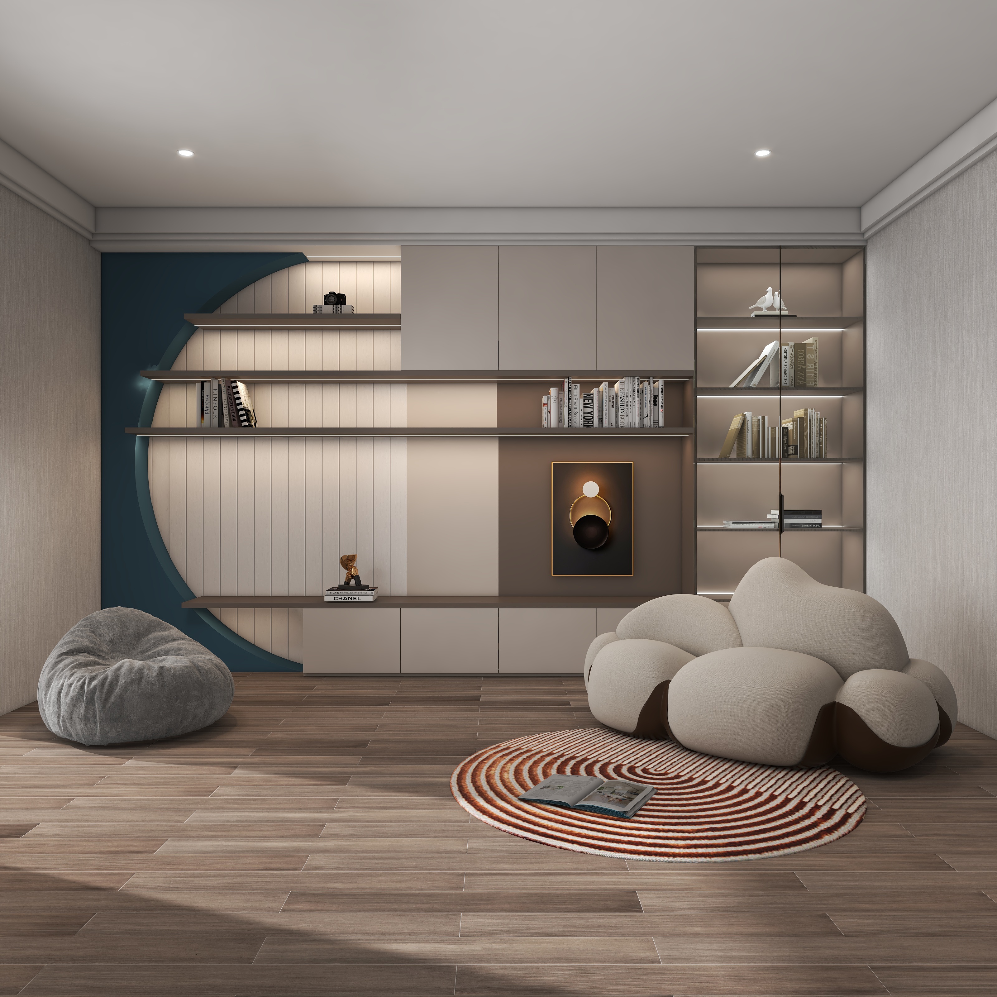 曹黄虎-书房-装修设计方案