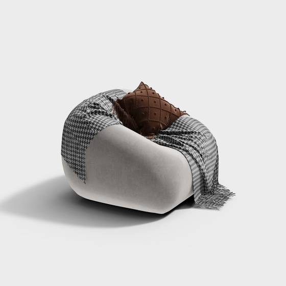 Lazy Sofa 3D Model for Relaxation