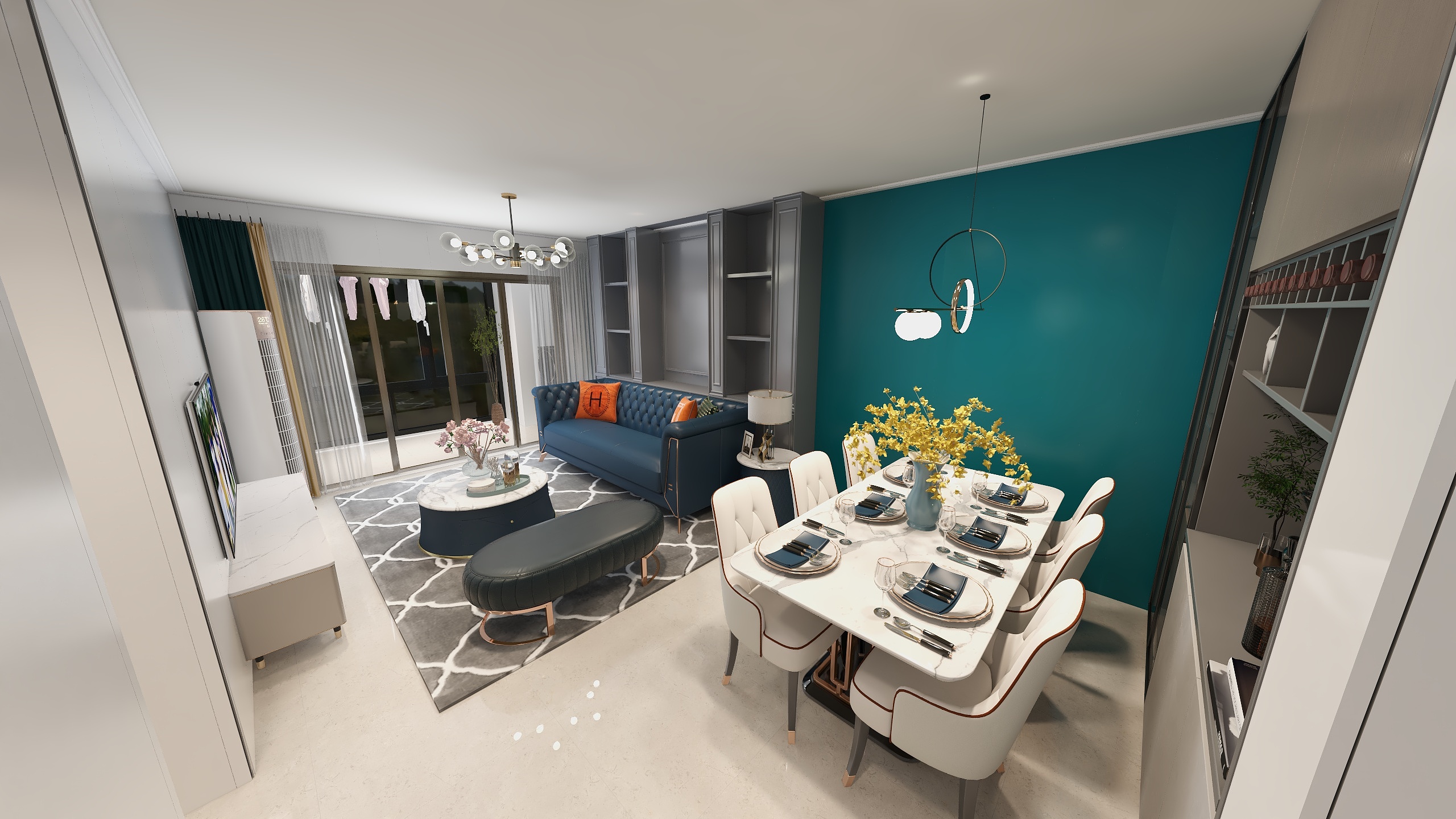 呼啦hFQa-人居盛和林语装修效果图