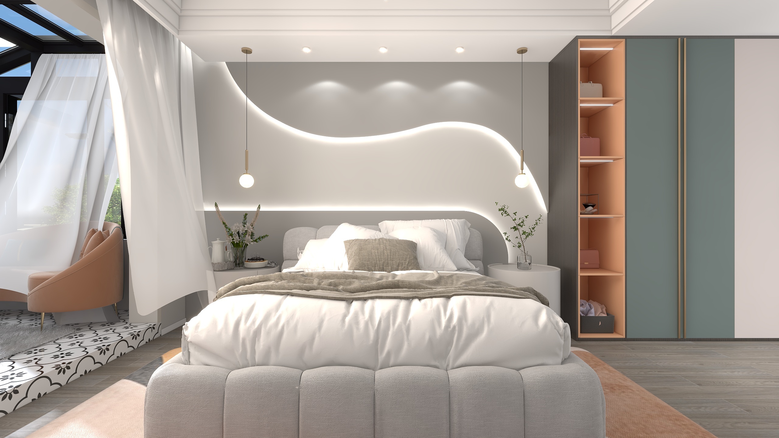 XUAN_STUDIO-卧室-装修设计方案