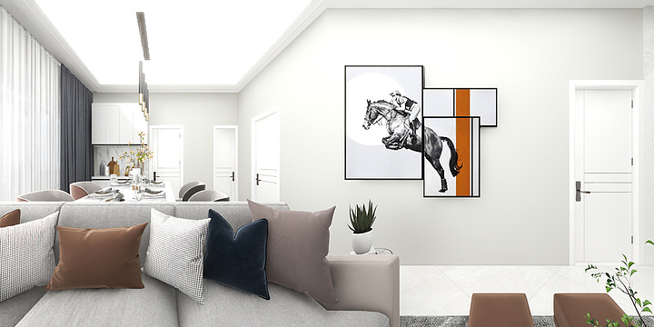 思彤t-瑞和园89.50㎡B户型3室2厅1卫-装修设计方案