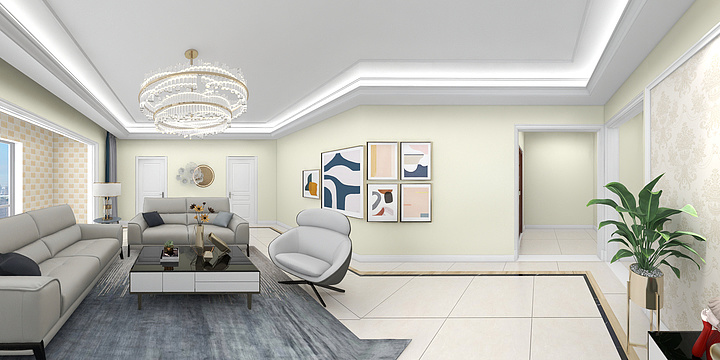 休空山西省太原市白冰-海尔产城创国际广场172平米8128957-装修设计方案