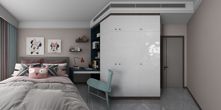 叶落等冬来-通江花园6-2-901-装修设计方案