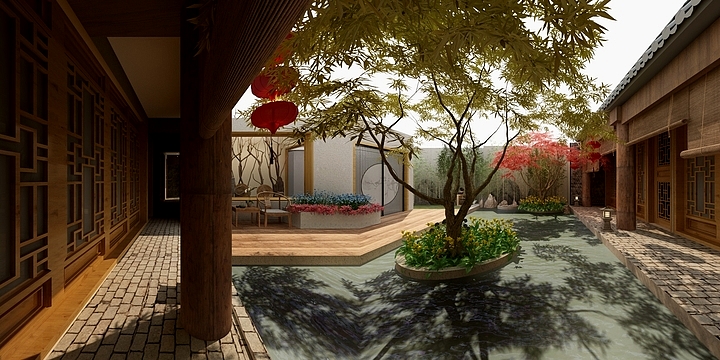 当事人杨某-四合院-装修设计方案