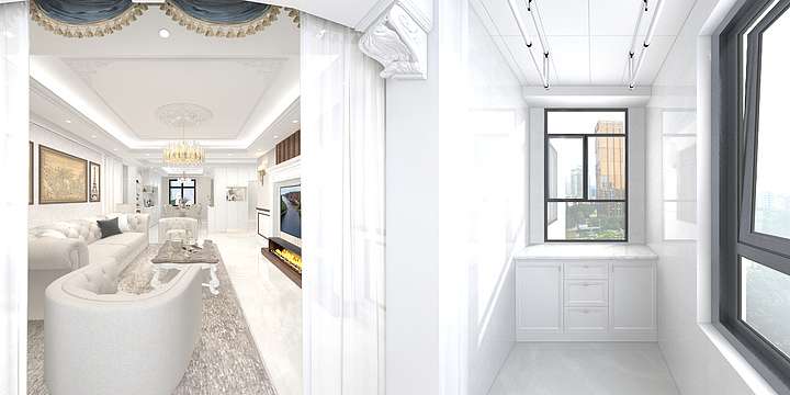 周琳琳-华骏简美式-装修设计方案