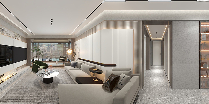 一尺家装全案设计-一尺设计作品『望城』-装修设计方案