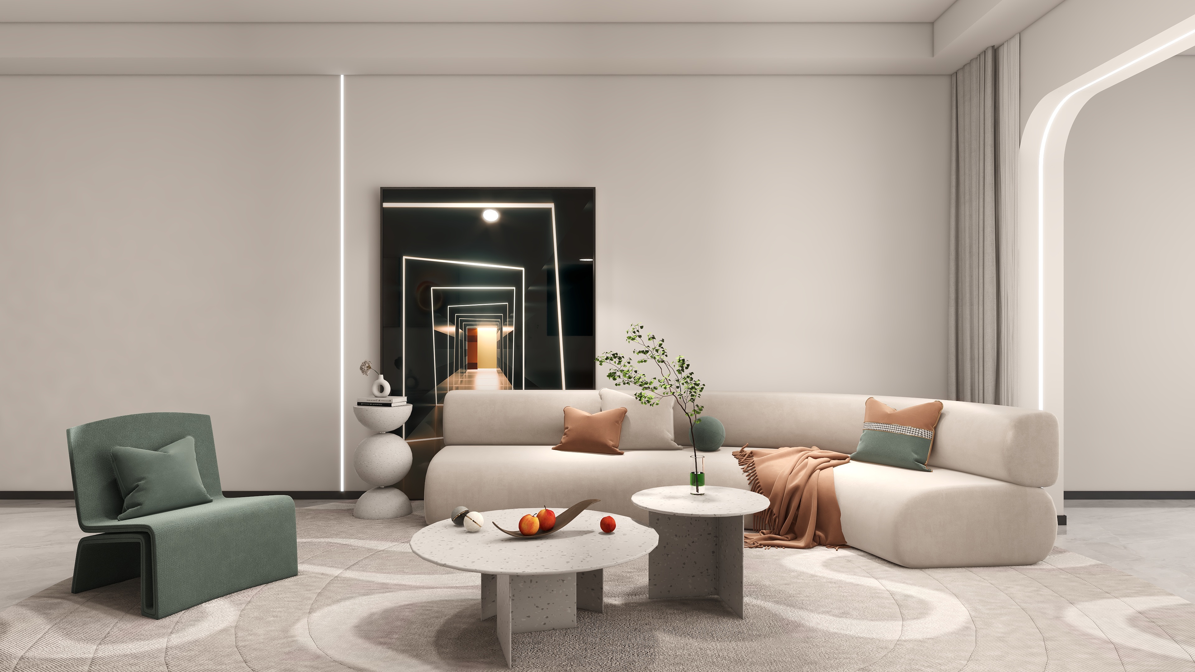 阿姜w-保利东湾-装修设计方案