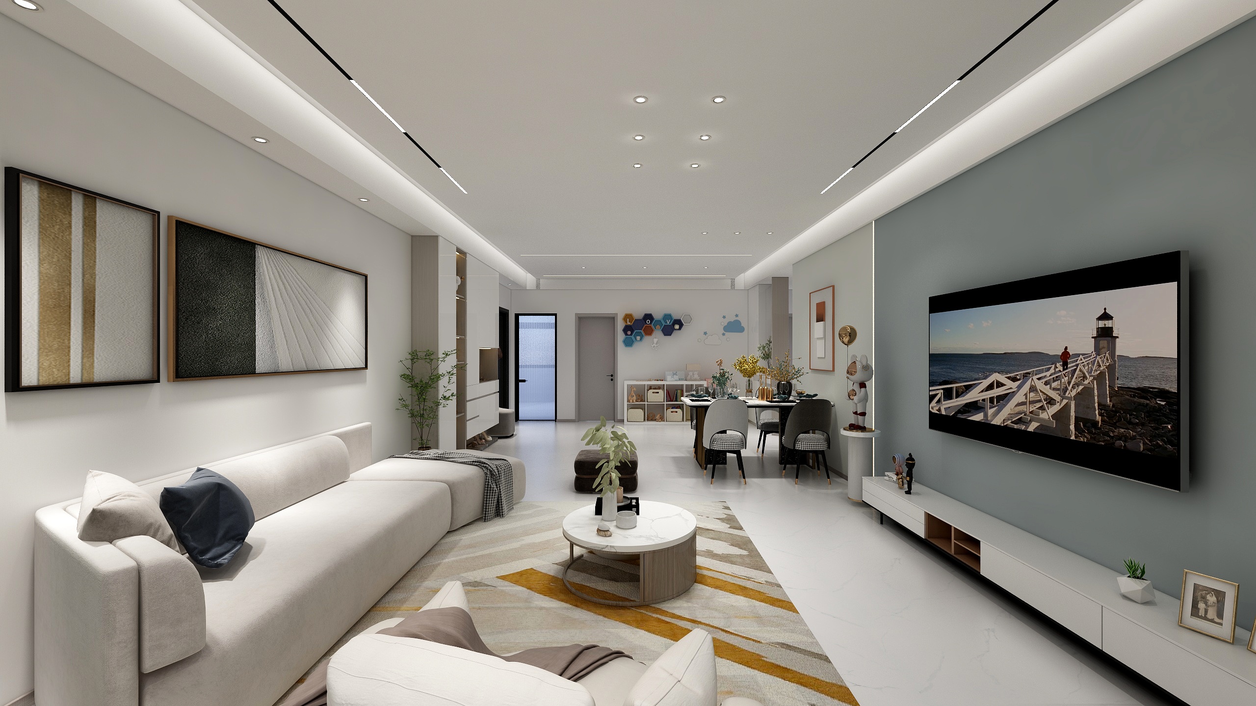 河北点墨空间设计-麒麟郡*尼先生-装修设计方案