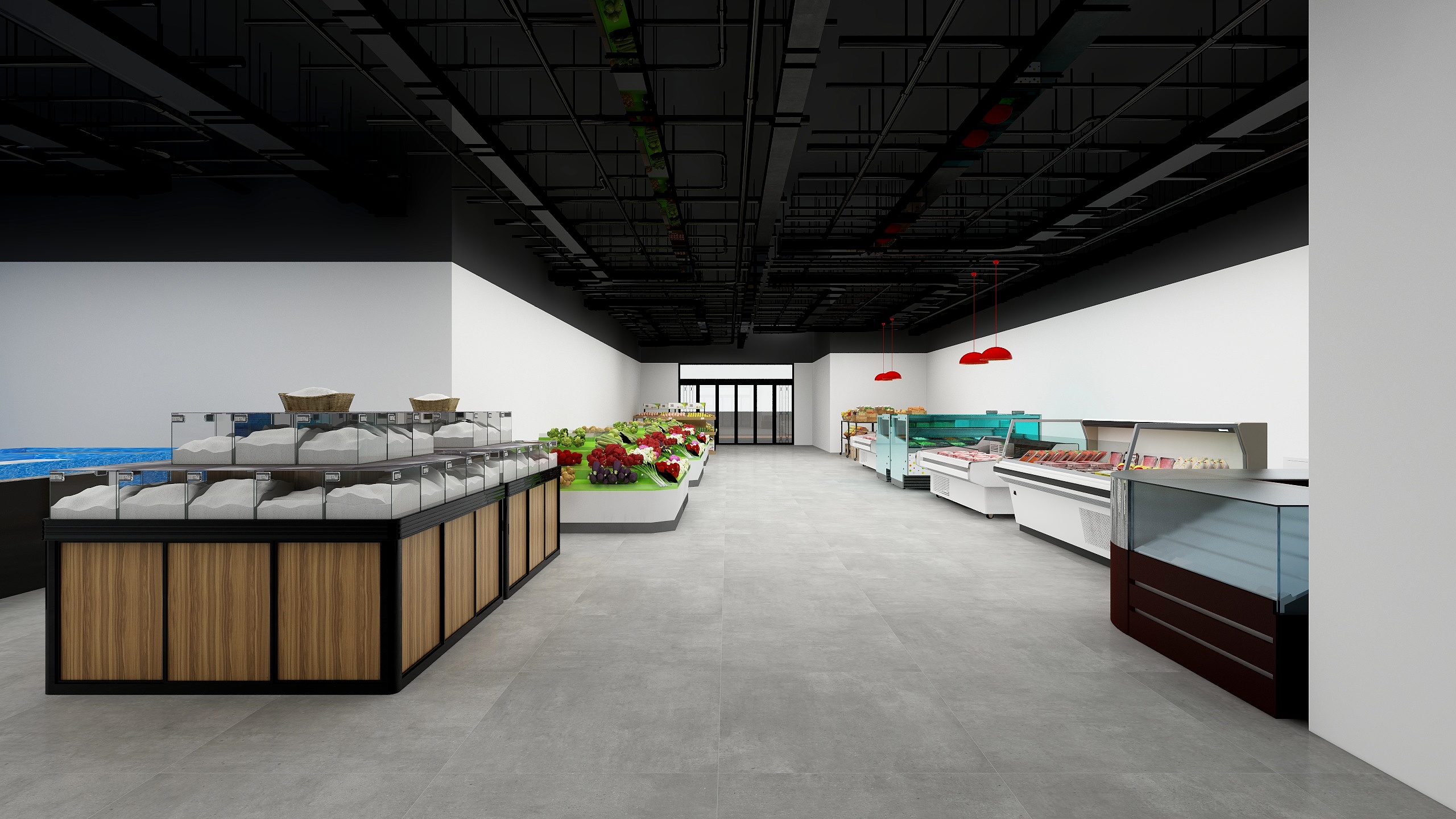 佰家铭装修吴飞-便民市场.dwg-装修设计方案