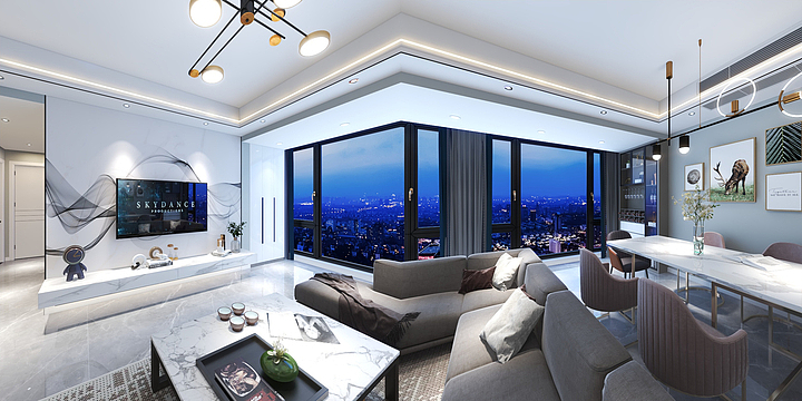 全案设计丨L-和喜99M211-1-13-4-装修设计方案