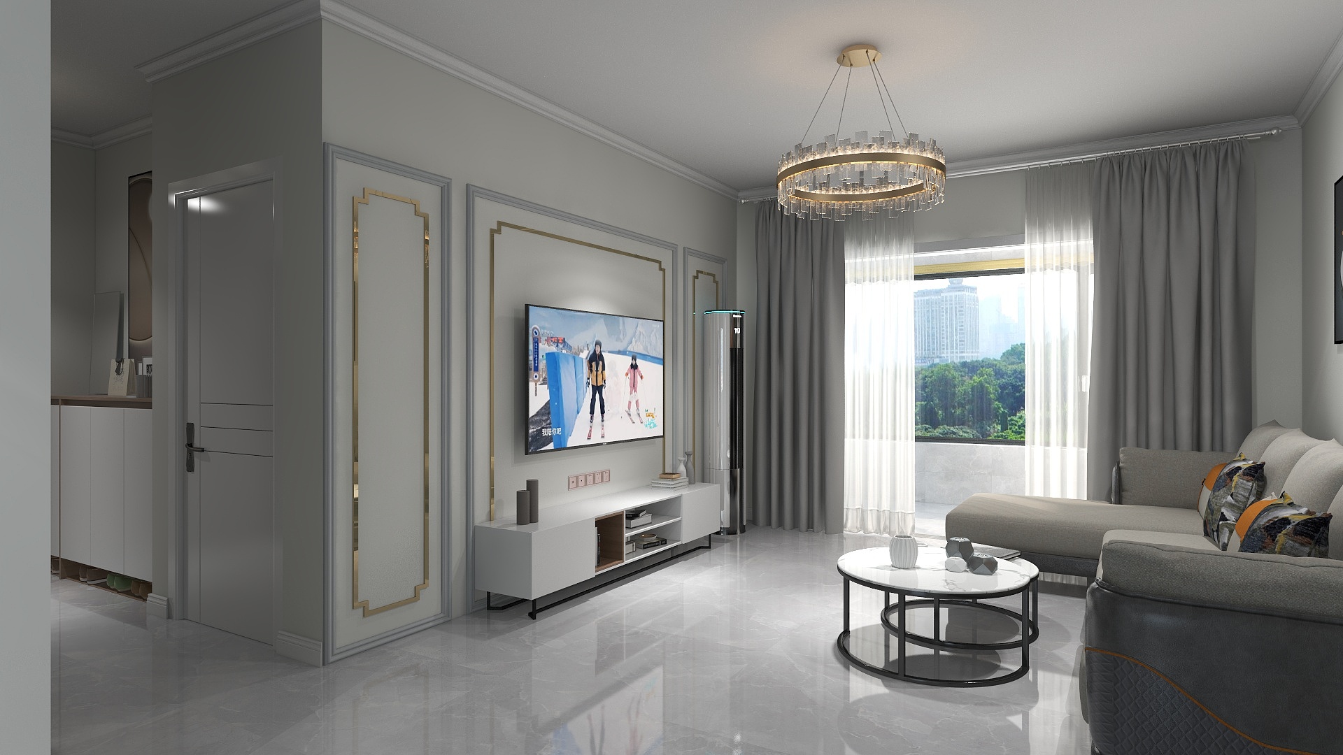 空间设计颜斌-梧桐雅苑126平米简约风-装修设计方案