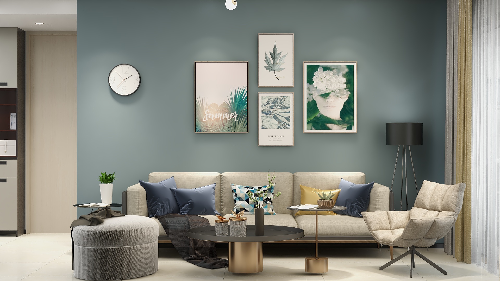 设计师朱文娇-北欧雅居-装修设计方案