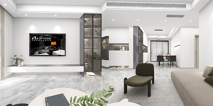 A川南-现代极简-装修设计方案