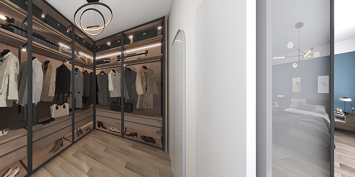 鸿鹏装饰公司-德信海德公园83.00㎡A2’3室2厅1卫1厨-装修设计方案