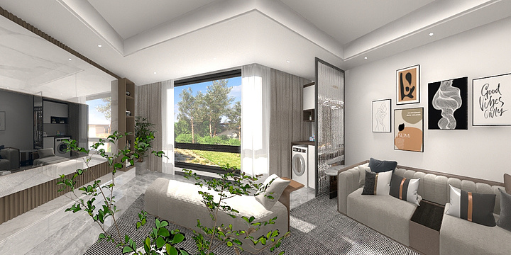 冷余江-三安置41栋二单元201黄小姐-装修设计方案