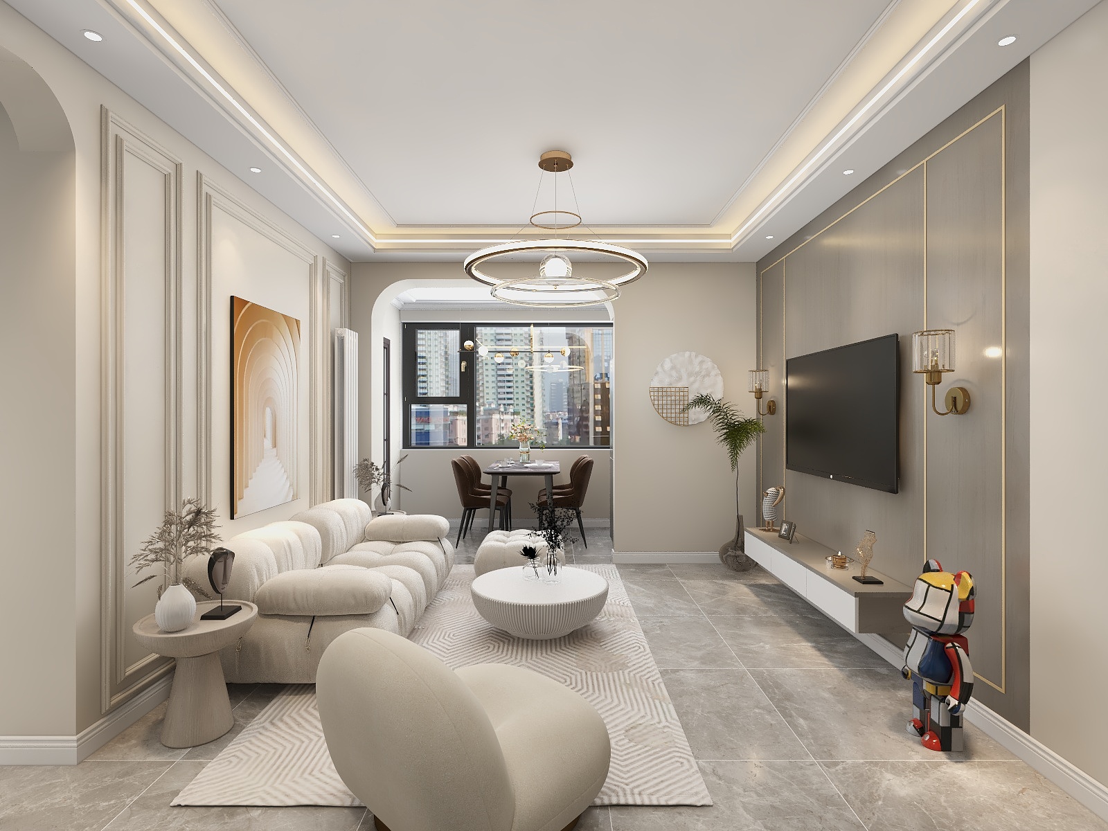 口口先森-法式轻奢-装修设计方案