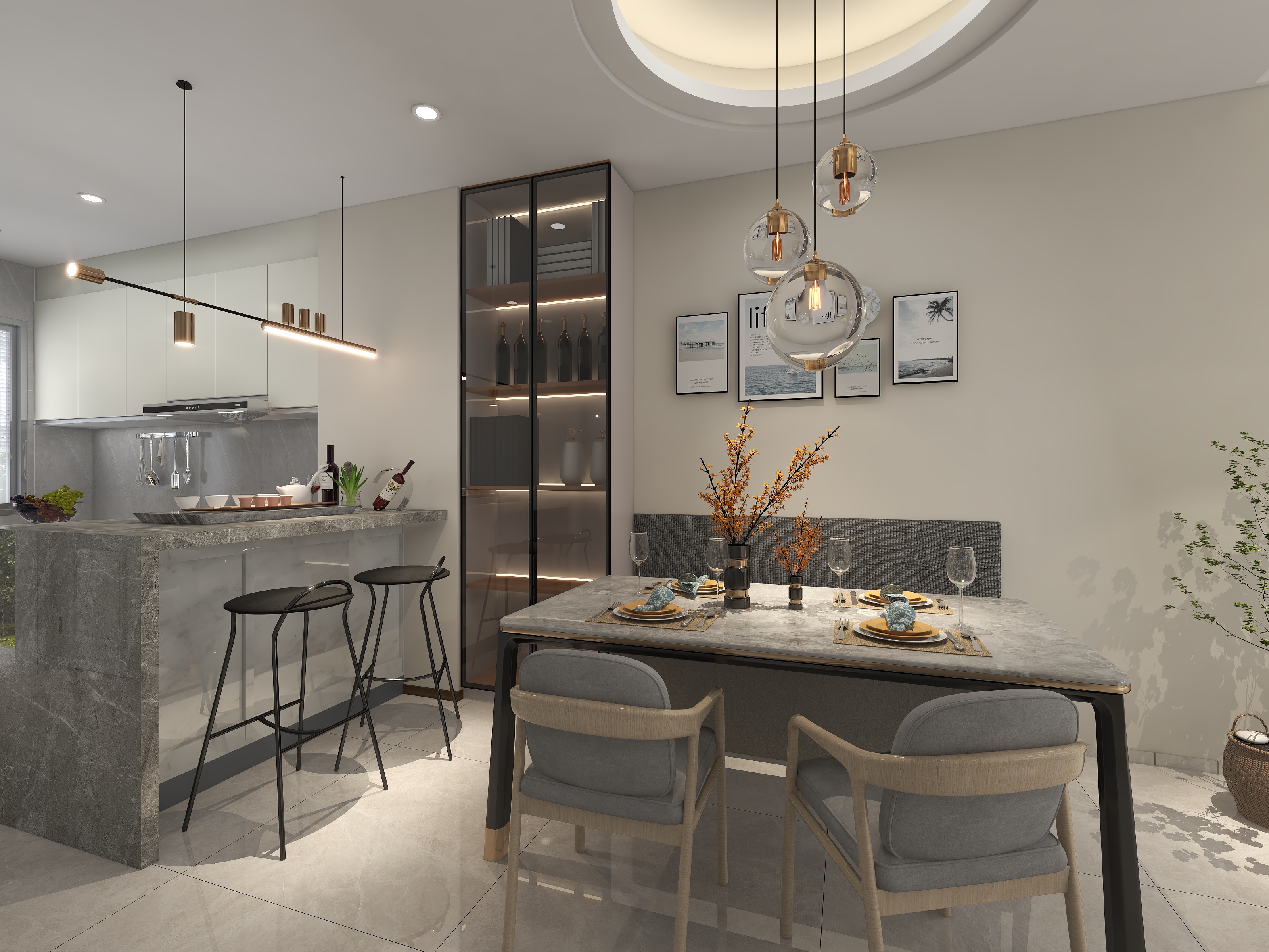 好美居设计-金融街听湖小镇-装修设计方案