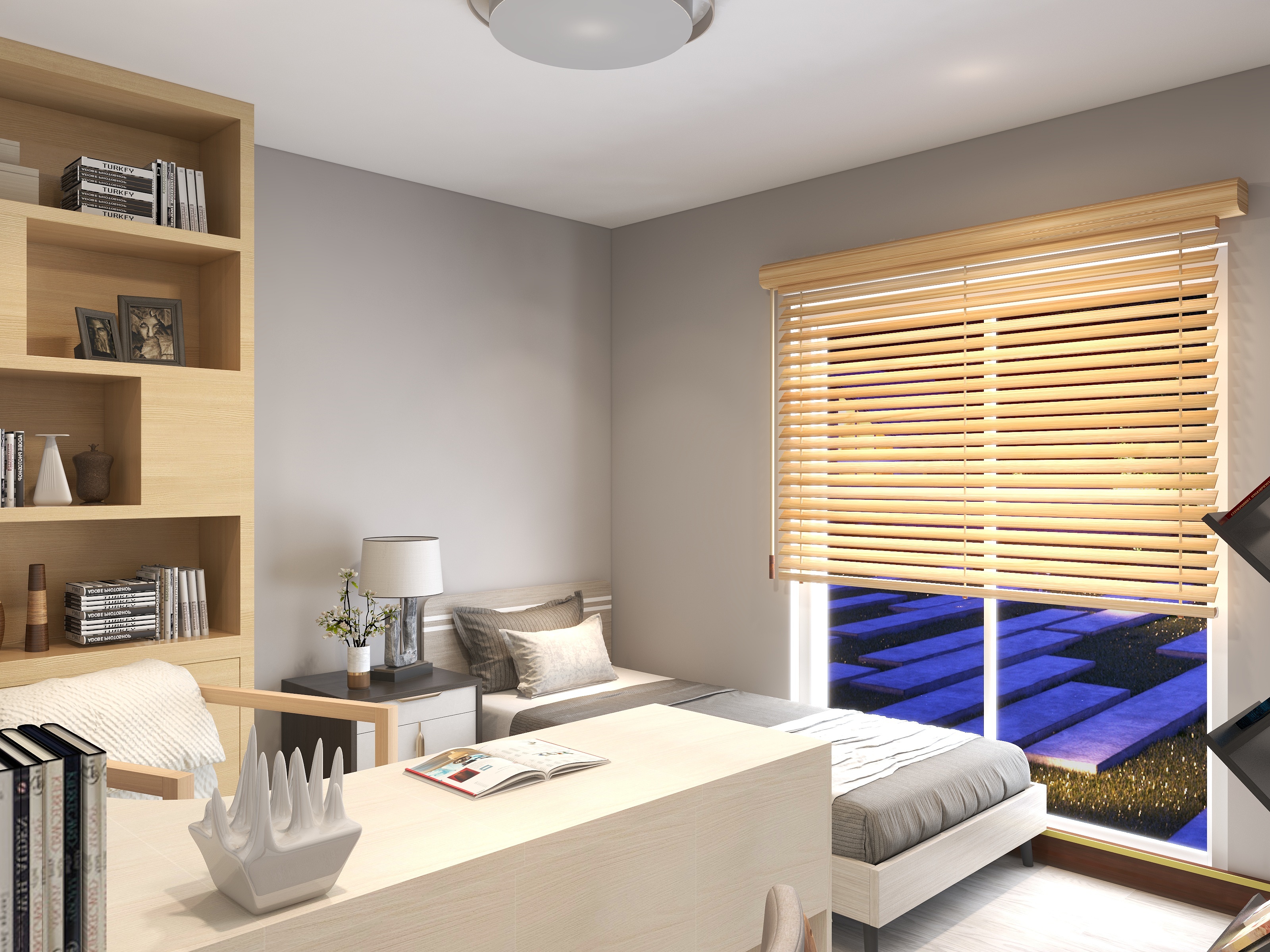 栗子在线绘图-简约中式-装修设计方案